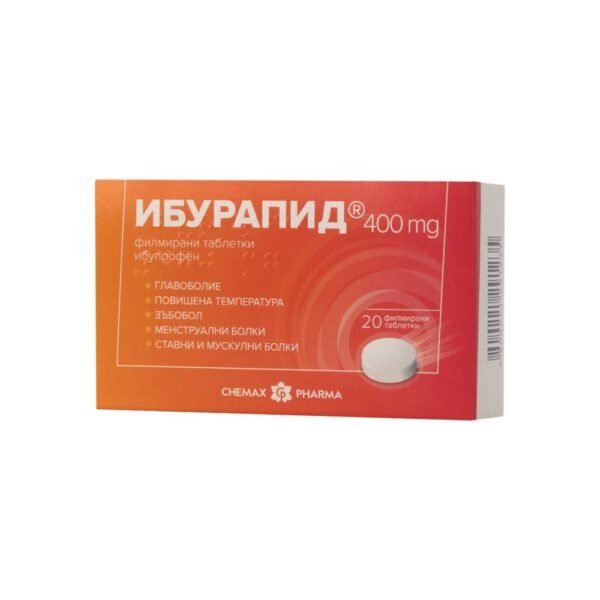 Простуда и грипп-CHEMAX IBURAPID 400mg,