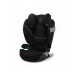 The CYBEX Solution S2 i-Fix is a high-back booster car seat designed for children from 15 to 50 kg, featuring advanced side-impact protection and ISOFIX for secure installation. This 2024 model in Moon Black offers adjustable headrest and reclining options for a comfortable and safe ride.