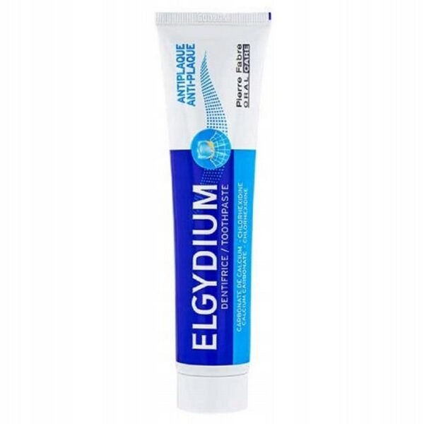 ELGYDIUM ANTI-PLAQUE Anti-Tartar Toothpaste, 75ml, designed to prevent plaque buildup and tartar formation while ensuring fresh breath and healthy gums.