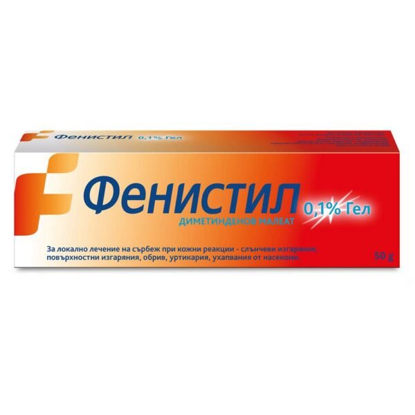 skin rashes-Fenistil gel 0.1%, urticaria-Fenistil gel 0.1%, insect bites-Fenistil gel 0.1%, sun and superficial burns-Fenistil gel 0.1%