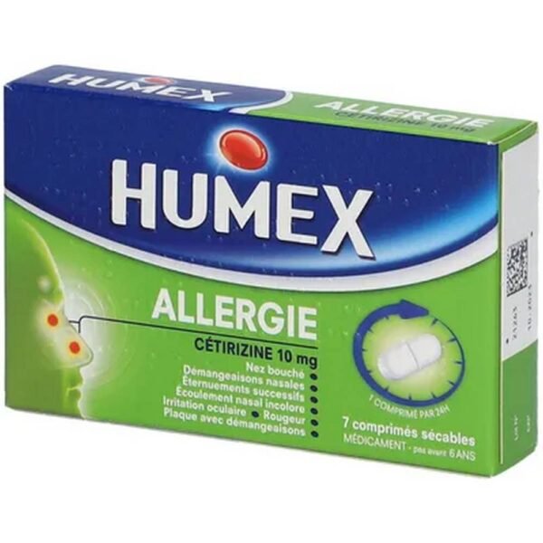Allergic rhinitis, irritated eyes, redness - From 6 years old