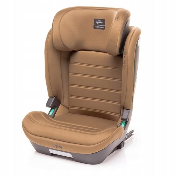I-Size APP FIX Car Seat 100-150 cm 4Baby is designed to meet European safety standards, specifically the I-Size regulations. It provides enhanced protection and comfort for children aged 4 to 12 years, with features like side-impact protection and ISOFIX installation.