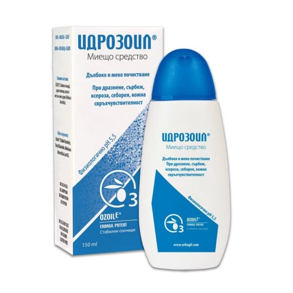 skin-IDROZOIL washing product 150ml, mucous membrane-IDROZOIL washing product 150ml, scalp-IDROZOIL washing product 150ml,xerosis-IDROZOIL washing product 150ml