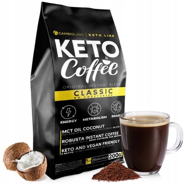 Weight loss-INSTANT KETO COFFEE + MCT OIL FROM COCONUT, Appetite control-INSTANT KETO COFFEE + MCT OIL FROM COCONUT, Burning fat-INSTANT KETO COFFEE + MCT OIL FROM COCONUT