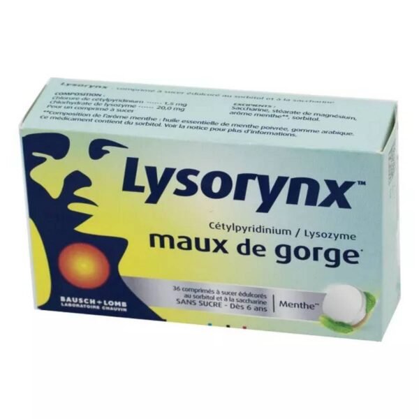 Sore throat - From 6 years old