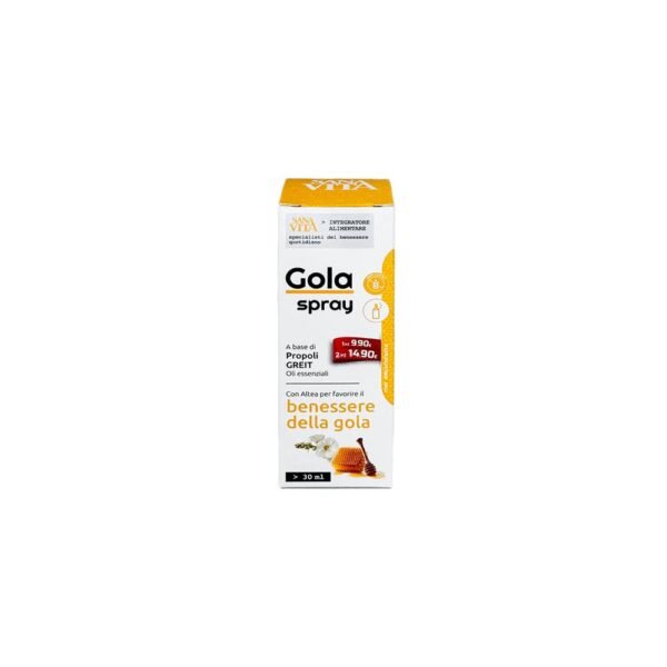 Sore throat and discomfort -PALADIN PHARMA SANAVITA GOLA spray,
