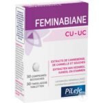 Food supplement formulated with extracts of cranberry, cinnamon and 2 microbiotic strains