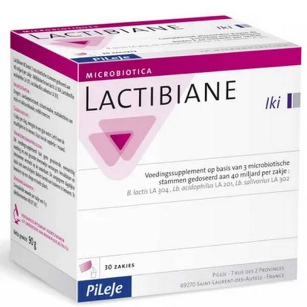 Food supplement based on 3 microbiotic strains