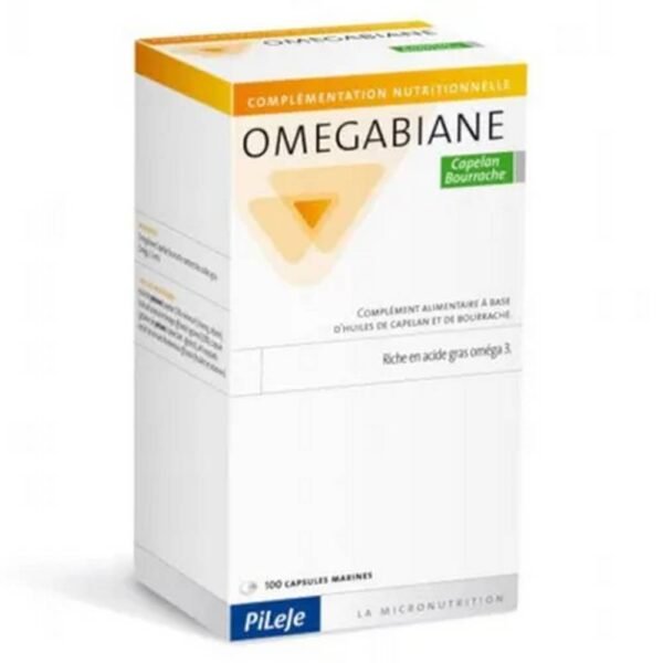 Omegabiane 3-6-9 is a food supplement based on fish and borage oils.