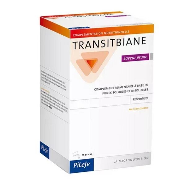 A blend of soluble and insoluble fibers in plum flavored sticks.