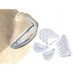 Soft corner protection covers designed to shield furniture edges from impacts, enhancing safety for children; easy to install with strong adhesive backing.