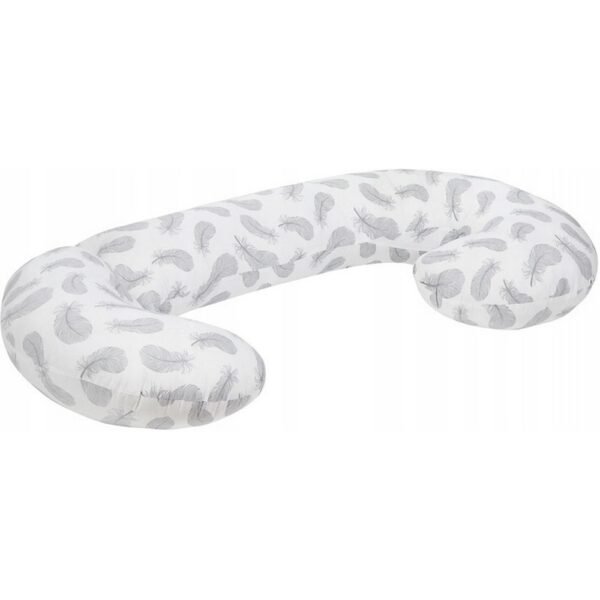 Rogal Pregnancy Pillow for Sleeping During Pregnancy Type C BabyMam 3in1 – Versatile 3-in-1 pregnancy pillow designed in a C shape, offering support for sleeping, breastfeeding, and comfort during pregnancy.