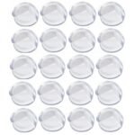 Protective covers for table corners, designed to enhance safety by preventing injuries; comes in a pack of 20 for comprehensive coverage.