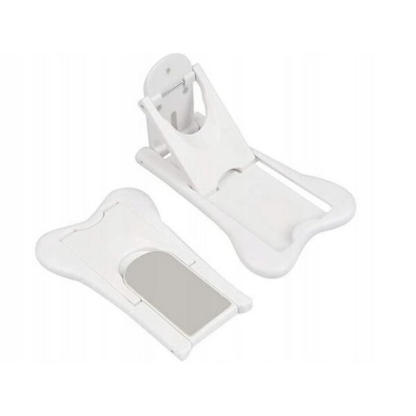 Secure sliding door lock designed for furniture and wardrobe doors, ensuring safety and privacy; includes two locks for easy installation.