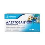 AllergiesSopharma Allergozan 25 mg,