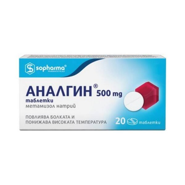Headache -Sopharma Analgin, 500 mg,