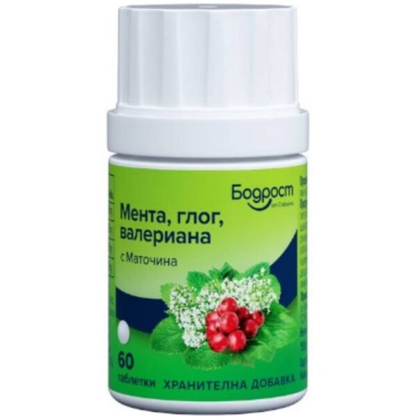 Increased anxiety-Sopharma  Cheerfulness Mint, hawthorn, valerian with lemon balm,