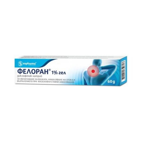 Muscle and joint pain -Sopharma Phelloran Gel,