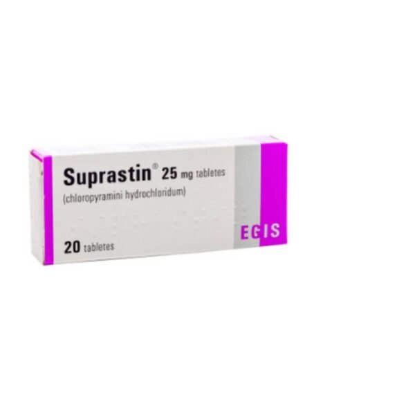 for stomach problem-SUPRASTIN 25 mg tabletes  N20