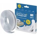 Protective tape designed to cover edges and corners of SIPO furniture, minimizing the risk of injury from sharp edges; easy to apply and durable.