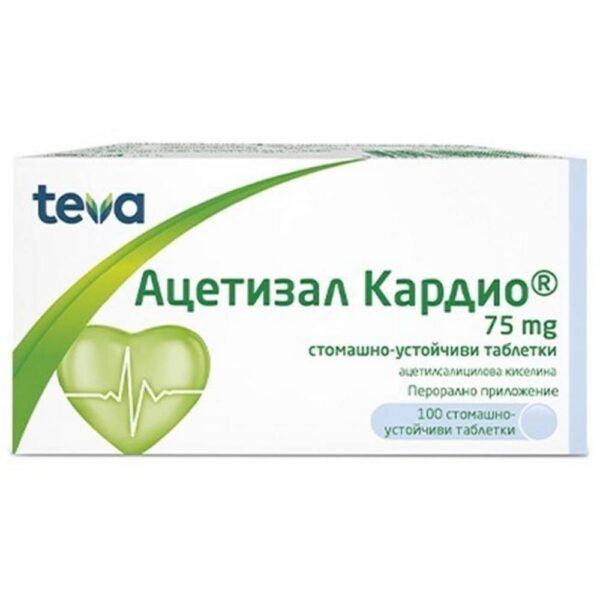 Thrombus formation -Teva Acetizal Cardio 75 mg ,