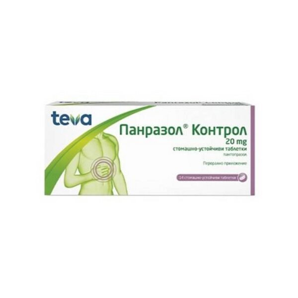 Heartburn -Teva Panrazol Control 20 mg,