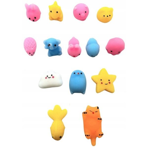 14 Mochi Squishy Squishy Toy Creative Sensory Toys for Kids (14 Pieces) – Set of 14 soft, squeezable mochi toys designed for sensory play, stress relief, and creative fun for kids.