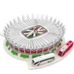 3D puzzle of PGE National Stadium, 29 cm, 69 pieces. Model of the stadium in Warsaw. Suitable for all ages.