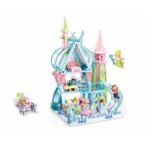 BLOCKS SLUBAN Castle Elsa Frozen – 447 pieces. Build the magical Frozen castle with Elsa and her friends. Perfect for imaginative play and creativity, this set encourages problem-solving and fine motor skills.