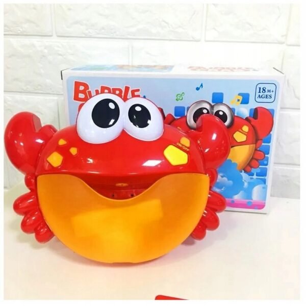 This cheerful crab bath toy creates bubbles and plays a fun melody, making bath time even more enjoyable for kids. Its colorful design and interactive features are sure to entertain and soothe. Safe, easy to use, and made in China, it’s perfect for adding joy to any child's bath.