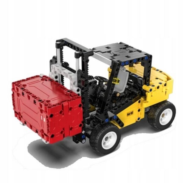 CADA BLOCKS FORKLIFT AND CONTAINER – 388 pieces. Build a detailed forklift and container set with high-quality blocks. Perfect for enhancing creativity, problem-solving, and motor skills.