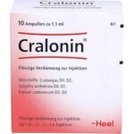 nervous cardiac disorders-CRALONIN Ampoules ,10,piercing cardiac pain-CRALONIN Ampoules ,10 ,anginose complaints-CRALONIN Ampoules ,10,geriatric heart-CRALONIN Ampoules ,10
