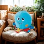This plush octopus is an interactive crawling toy that helps babies and toddlers learn to walk. It vibrates and crawls, encouraging children to move after it, promoting motor skill development. Soft, colorful, and engaging, it’s perfect for little ones starting to explore the world.