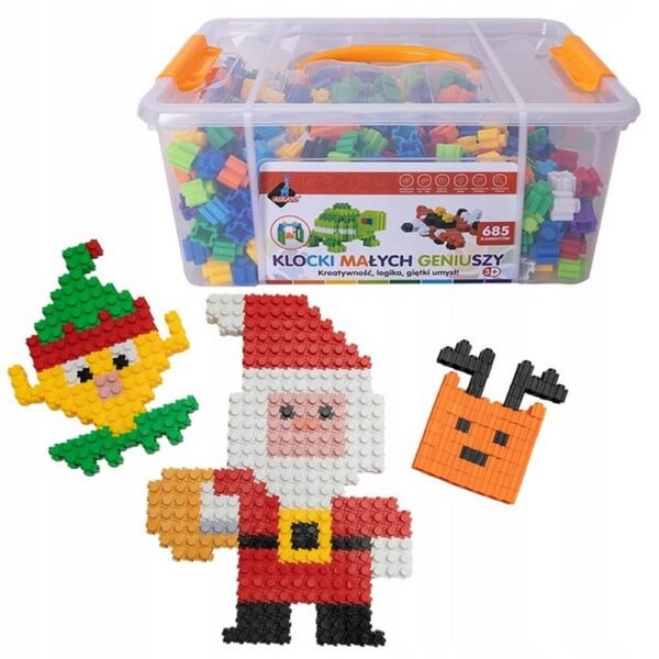 A versatile building set with 685 pieces to inspire creativity and develop cognitive skills. Ideal for young builders to explore endless construction possibilities.