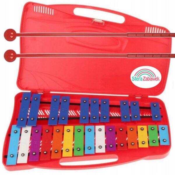 Cymbals & School Chromatic Bells – 25-tone set in a convenient case, designed for educational purposes. Ideal for introducing children to music and developing their sense of rhythm and pitch.