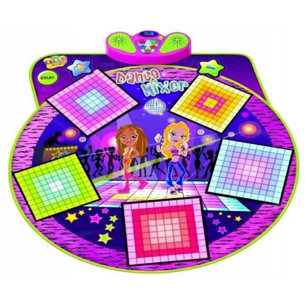 Dance Arcade Mat Interactive Music Game for Dancing is a fun, interactive dance mat that combines music and games, encouraging kids to dance along to the beat.