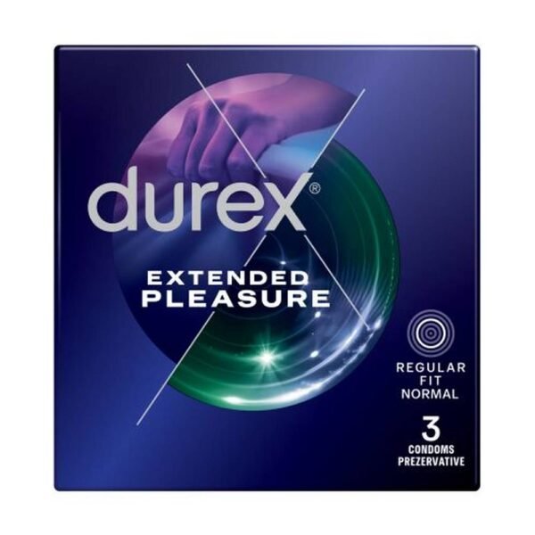 Comfort and safety-Durex Extended Pleasure Condoms ,