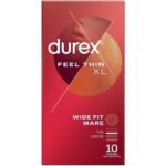 Comfort and safety-Durex Feel Thin XL Condoms,