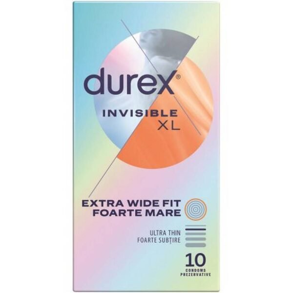 Comfort and safety-Durex Invisible XL Condoms,