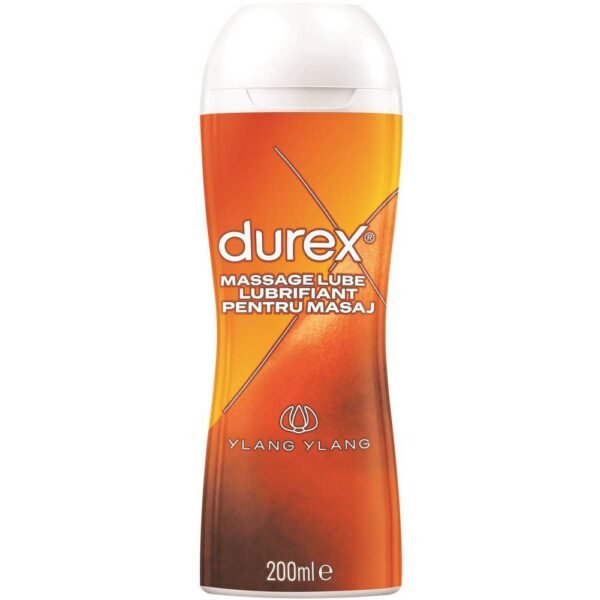 Mucosal dryness -Durex Massage gel and lubricant with ylang-ylang,