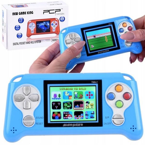 Electronic Game Console 70 Games GR0321 is a handheld gaming device with 70 built-in games, offering fun and entertainment for children and adults alike.