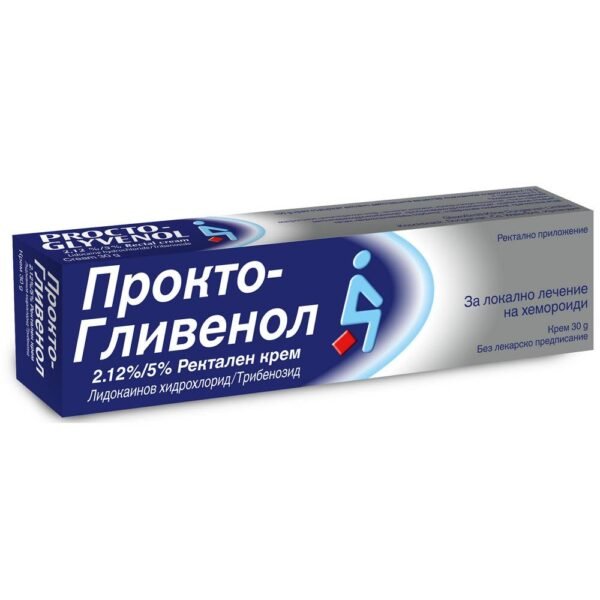Relief of hemorrhoid symptoms -GLAXOSMITHKL PROCTO-GLYVENOL cream ,