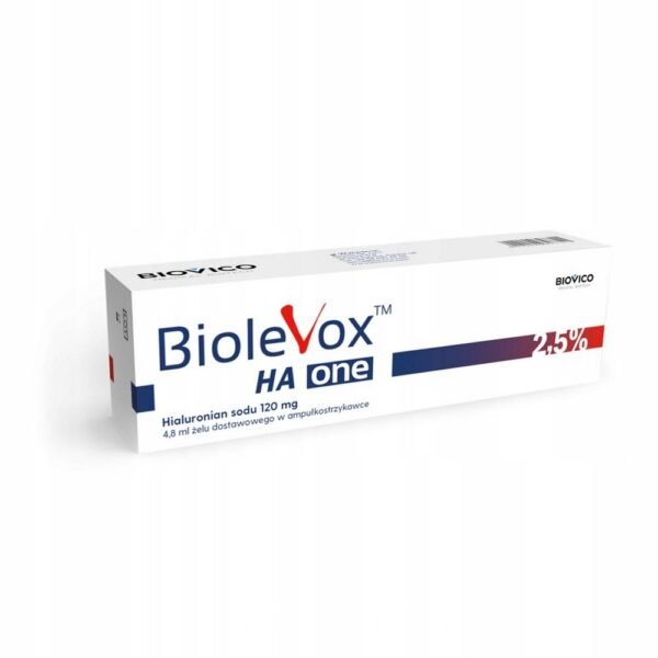 hyaluronate solution-Hyaluronic acid - Biolevox HA One 2.5%,connective tissue-Hyaluronic acid - Biolevox HA One 2.5%,gelatinous matrix-Hyaluronic acid - Biolevox HA One 2.5% ,for intra-articular injection-Hyaluronic acid - Biolevox HA One 2.5%