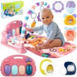 The Interactive Educational Mat with Foam Rattles and Teethers is designed to engage and soothe babies. Made from soft, non-toxic foam, it features built-in rattles and teethers that help develop sensory and motor skills while providing comfort during teething.