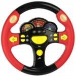 This interactive steering wheel features fun sounds, lights, and Polish-language phrases, allowing young drivers to engage in imaginative play while learning. Perfect for developing motor skills, coordination, and language skills, it’s an exciting way for toddlers to "drive" while having fun.