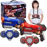This set includes two laser paintball guns for an immersive laser tag experience. Ideal for indoor or outdoor play, these guns offer exciting and safe battles with realistic sound and light effects. Perfect for friends and family to enjoy action-packed games.