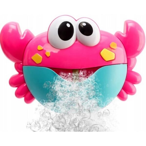This playful crab-shaped foam maker creates fun, bubbly foam in the bath, turning bath time into a frothy adventure. Its easy-to-use design adds excitement while encouraging sensory play. Safe and durable, made in China, this bubble machine is perfect for kids to enjoy during their bath!