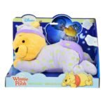 A soft and cuddly Winnie the Pooh plush with a built-in music box, playing soothing lullabies.