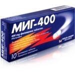 With a fever - MIG-400 400mg, Menstrual pain - MIG-400 400mg, Strong pain - MIG-400 400mg