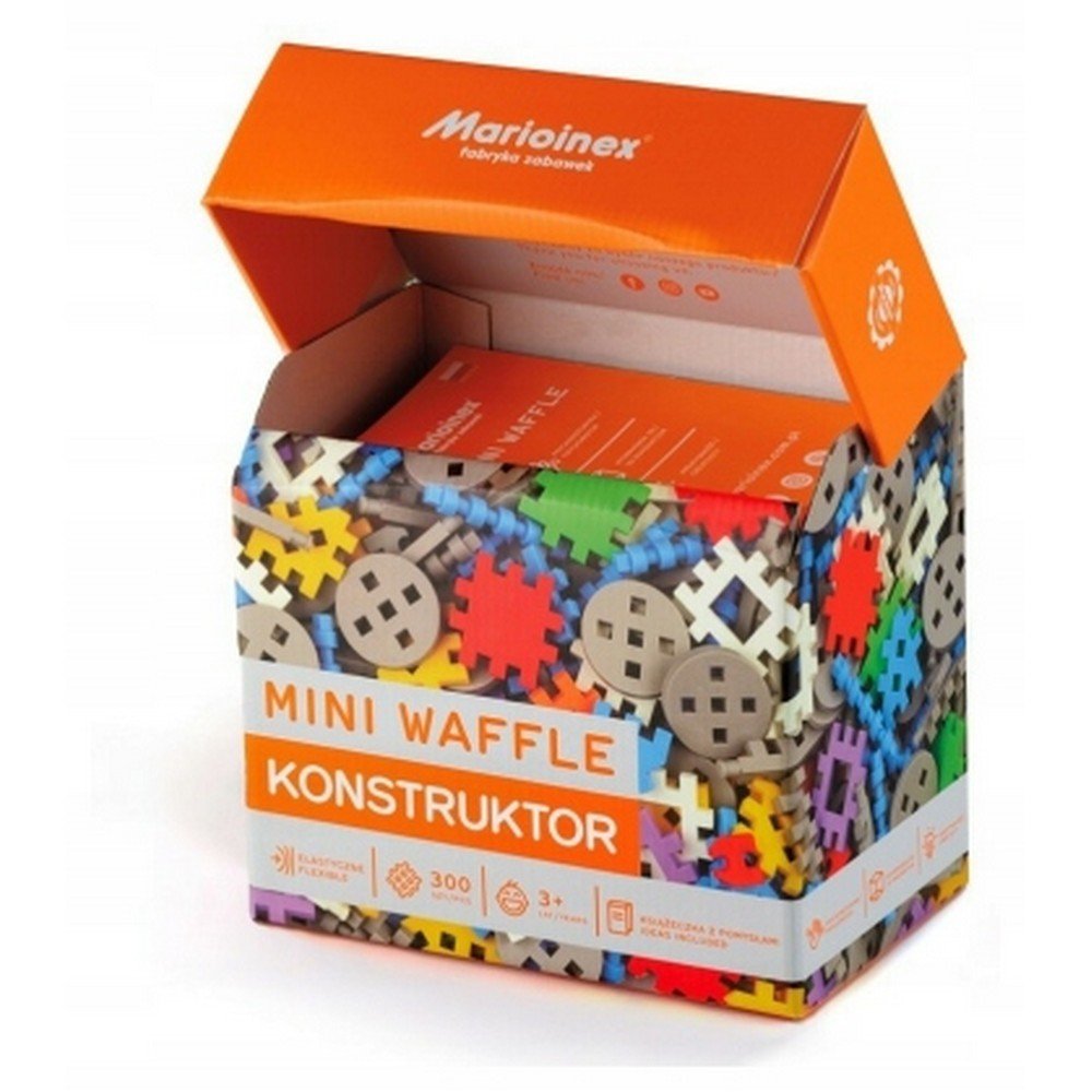 mini waffle 300 pieces constructor construction set Un ensemble polyvalent de 300 pièces pour construire des créations infinies, encourageant la créativité et la motricité fine chez les enfants.